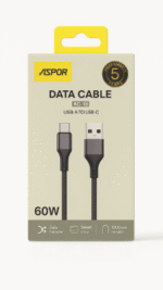 ⁦⚡ كابل بيانات ASPOR AC-18 USB-A إلى USB-C – شحن فائق السرعة وأداء احترافي 🔌⁩ - الصورة ⁦2⁩