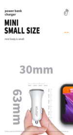 ⁦🚗⚡ شاحن سيارة ASPOR A907 بقوة 38 واط – شحن سريع ومزدوج المنافذ 🔋⁩ - الصورة ⁦6⁩