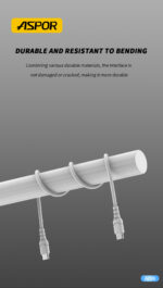 ⁦⚡ كابل بيانات ASPOR A098 USB-C إلى USB-C بقوة 60واط⁩ - الصورة ⁦5⁩