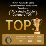 ⁦🔌 كيبل صوت ASPOR A253 – من USB-C إلى 3.5mm بجودة عالية⁩ - الصورة ⁦3⁩